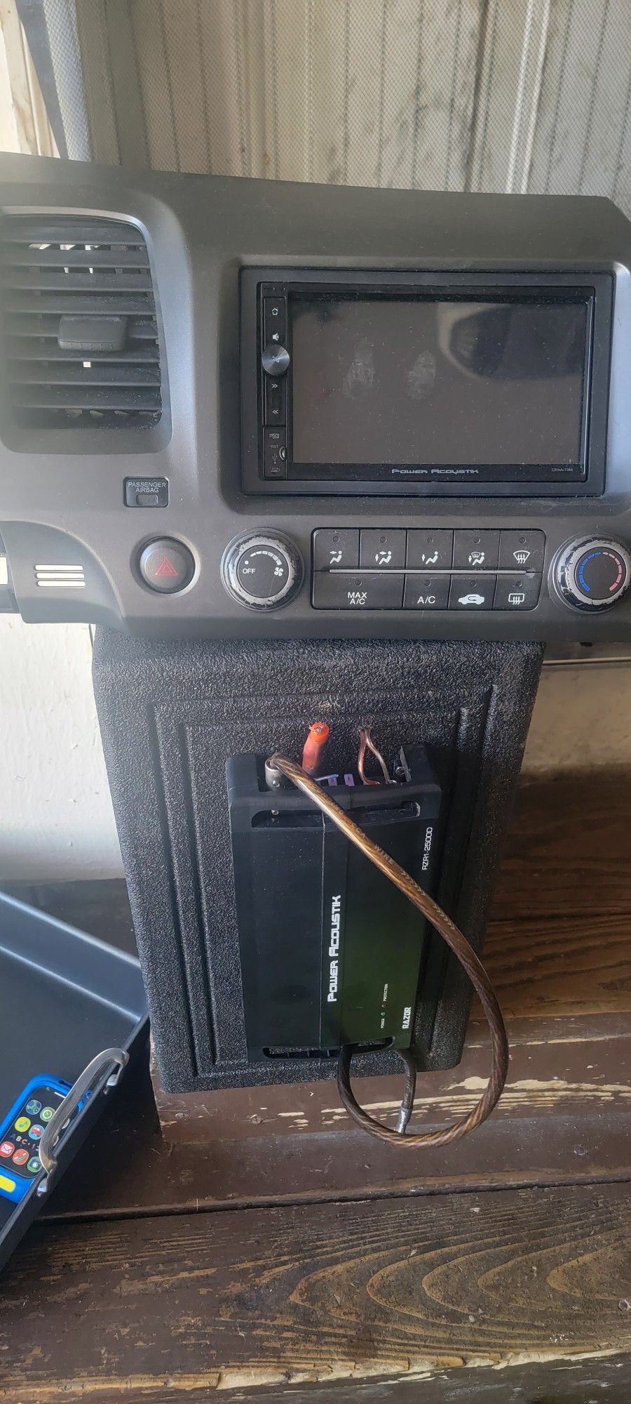 Power Acoustik Head Unit & Amplifier