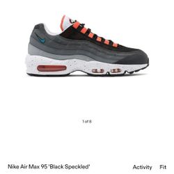 Nike Air Max 95 Black Speckled Mens US Size 10 Authentic No Box 
