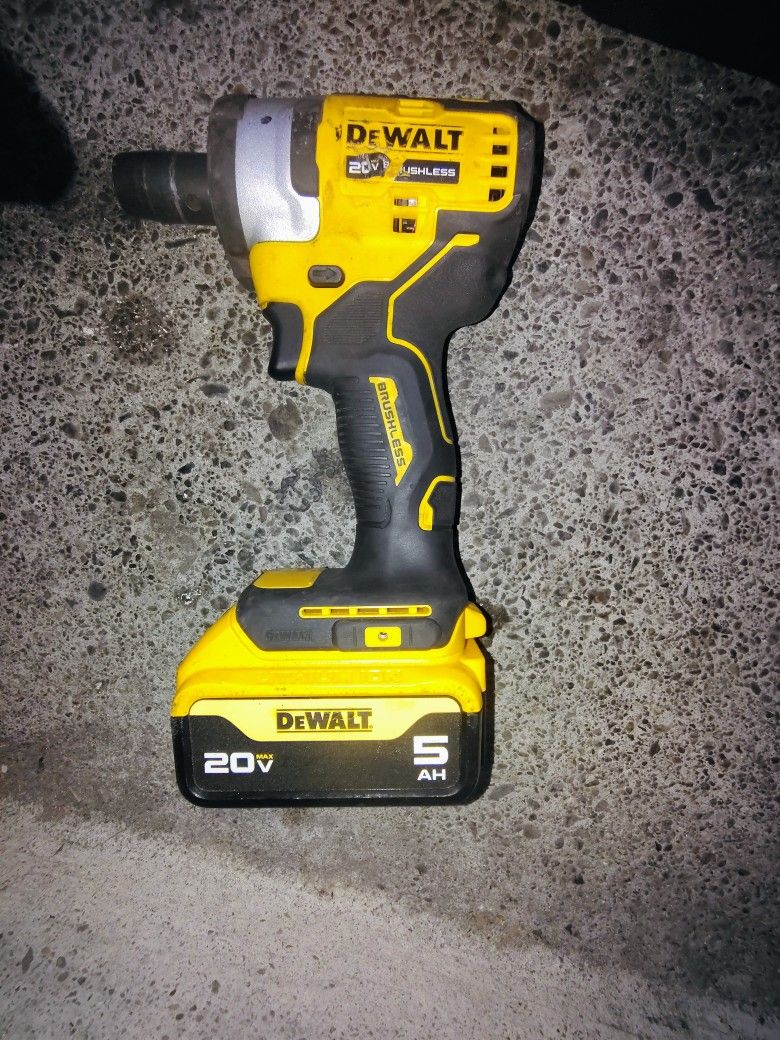 20v Impact Wrench With Battery & Charger