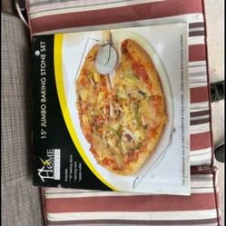 15" Jumbo Baking Stone Set