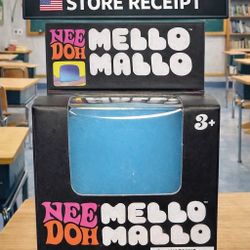 BLUE NeeDoh Mello Mallo Color Change Squishy, Nee Doh Mellow Mallow AUTHENTIC 