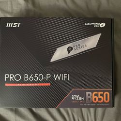 MSI Pro B650-P WiFi Motherboard Brand New 