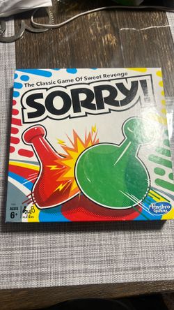 The classic game of Sweet revenge, sorry!