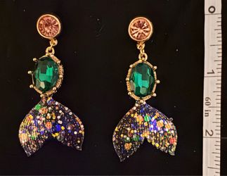 Mermaid earrings