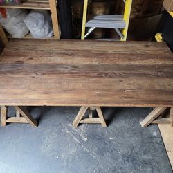 Rustic Wood Living Room Center Table