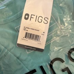FIGS MEDIUM SURGICAL GREEN JOGGERS & 3 POCKET TOP