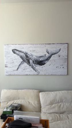 Whale Canvas Print