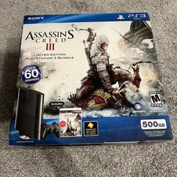 PS3 500 GB Assassin's Creed III Bundle 