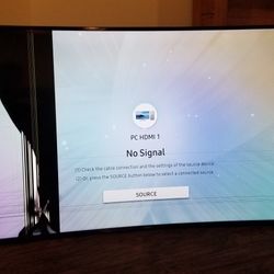 Samsung Curved Flatscreen 