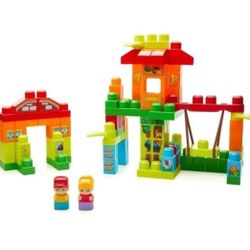 2- SETS INCLUDED Fisher Price Bloks  Tree House Play Zone 120 Blocks