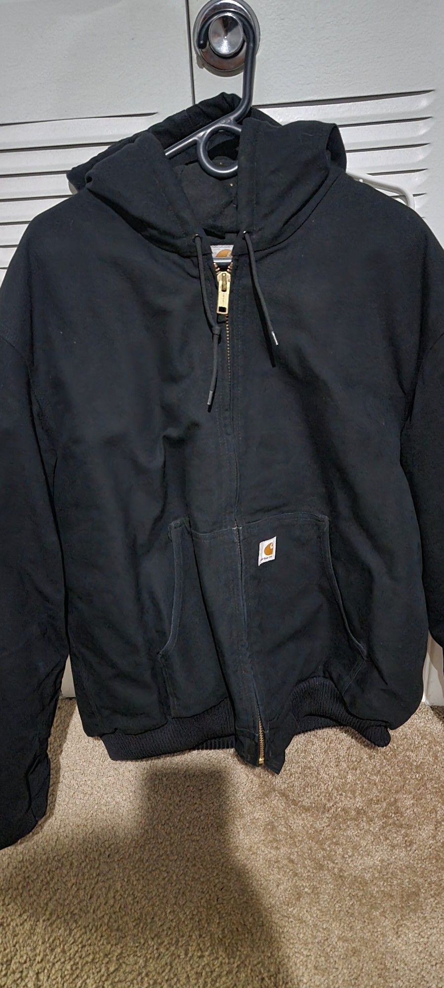 Black XL Carhartt Mens Jacket