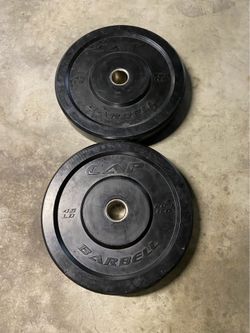 Pair of 45 lbs CAP Bumper Weight Plates - 90 lbs total