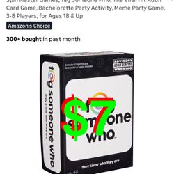Spin Master Games, Tag Someone Who, The Viral Hit Adult Card Game, Bachelorette Party Activity, Meme Party Game, 3-8 Players, for Ages 18 & Up