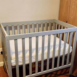 Baby Crib With Mattress