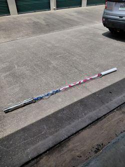 Brand new 7 ft 45 lb American flag logo barbell.