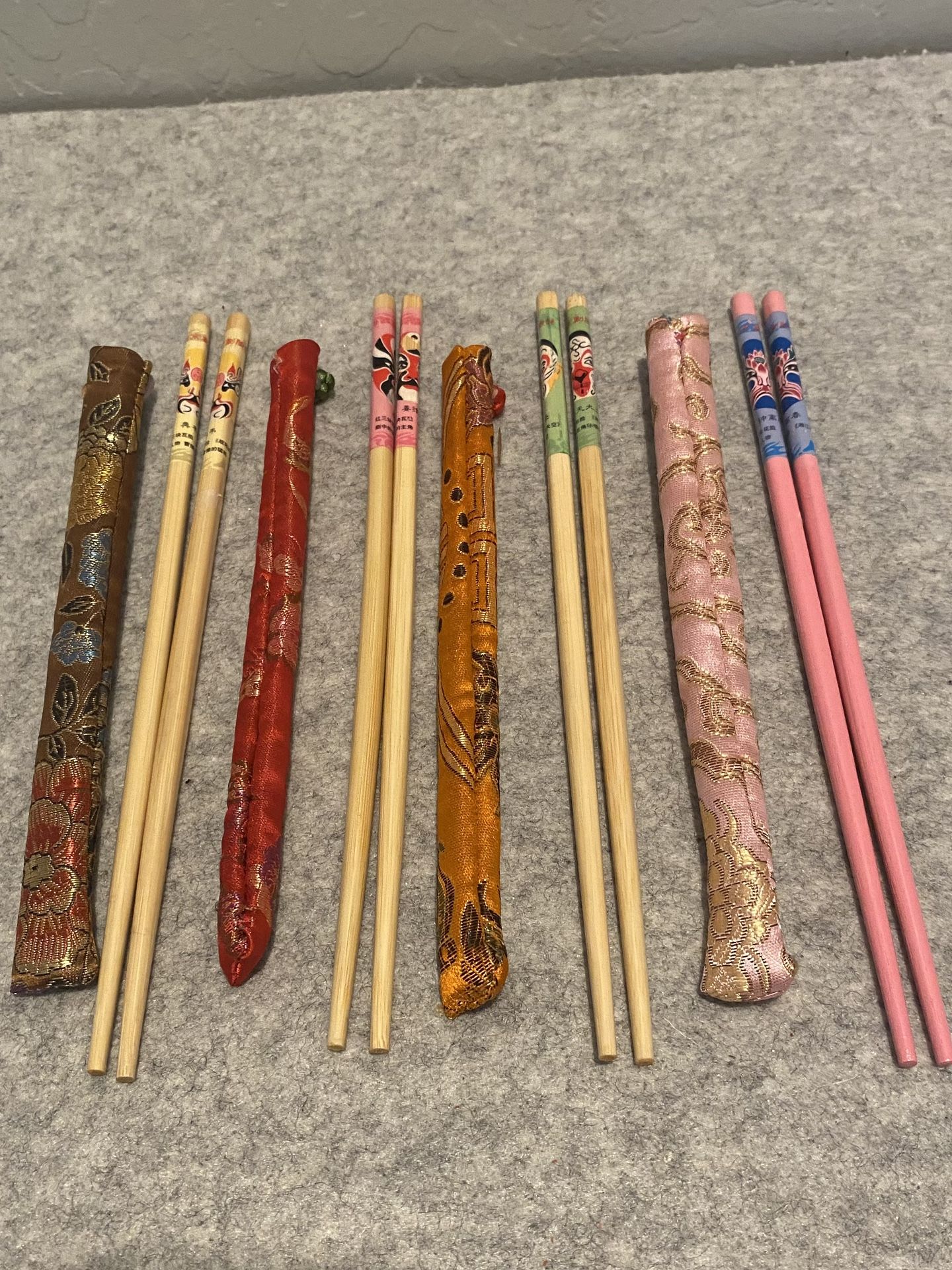 Decorative Bamboo Chopsticks-4 pairs