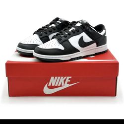 DD1391-100 Nike Dunk Low Retro Panda White Black (Mens)