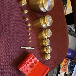 Brass Scale Weights   Complete Set 