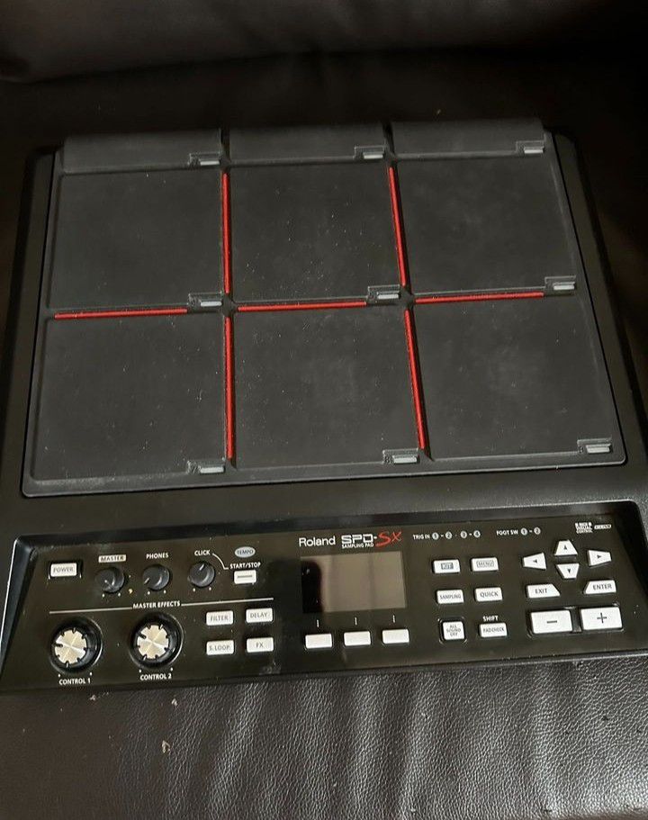 Roland-SPD-SX Sampling-Pad & Bundle-Stand With Mounting-Plate