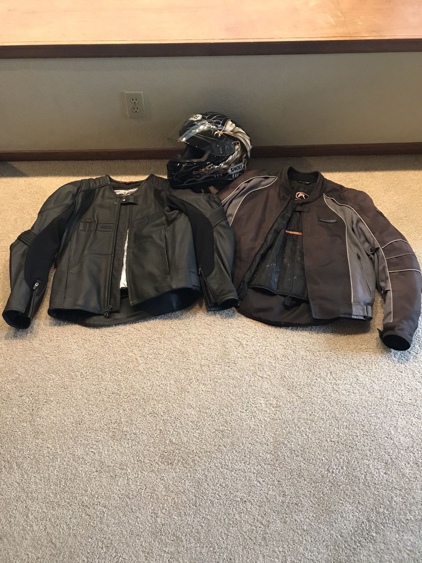 Motorcycle Helmets And Jackets