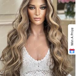 Blonde Human hair wig