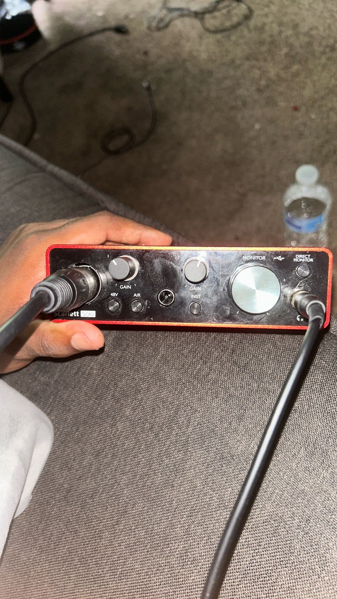 Focusrite Solo With Mic And Headphones