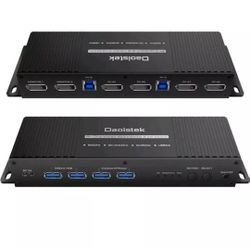 8K Displayport DP 1.4 KVM Switch USB 3.0 Dual Monitor Daoistek
