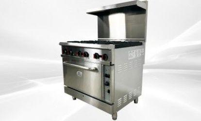 NSF 36 ins 6 Burner Convection Oven range New RGR-36C1