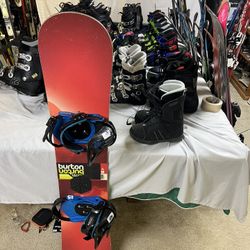 Burton 140 Snowboard Package With Boots And Bindings 