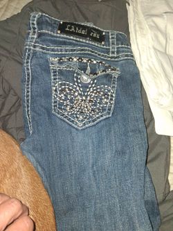 LA Idol Embellished Rhinestone Jeans