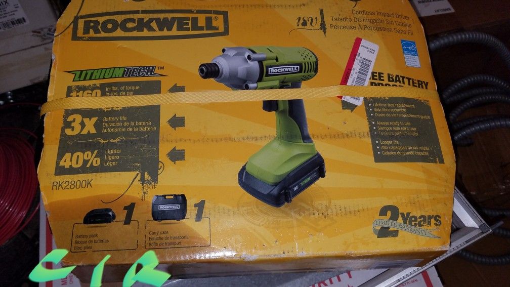 New Rockville drill with battery and charger