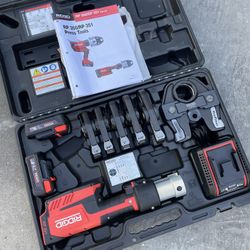 Ridgid RP351 RP 351 Inline Standard ProPress Standard Pro Press Tool Kit ( Case 2x 18-V Li-Ion Battery Charger 6x Press Tool Jaws ) $2799 New