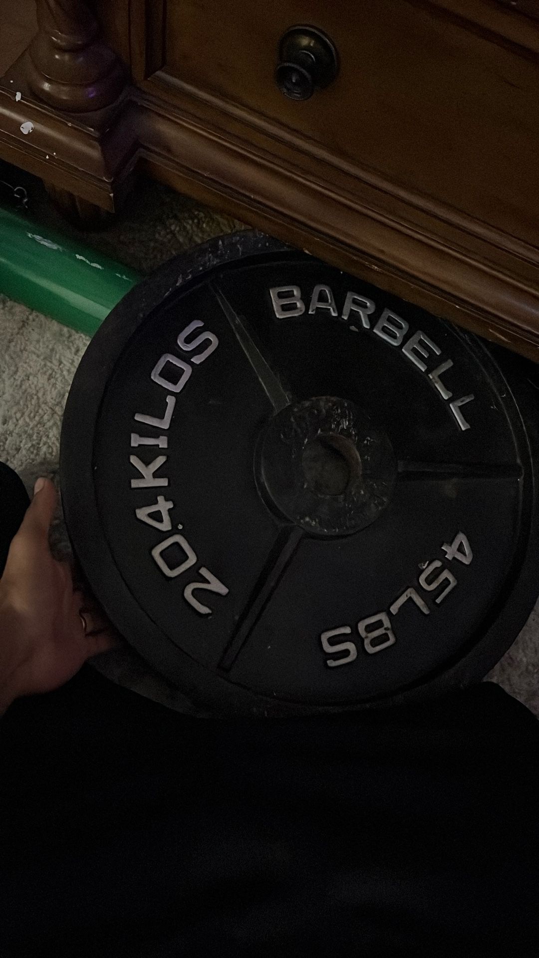 2 45lb Cast Iron Plates