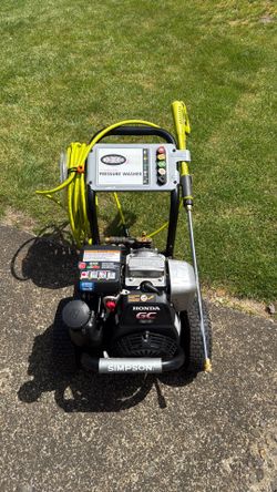 Simpson Megashot 3100 PSI 2.5 GPM Honda Pressure Washer w/ Upgraded Hose & Wand