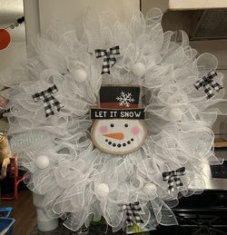 Snowman Wreath 