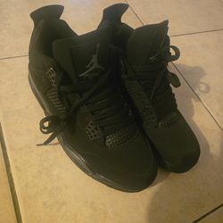 Jordan  black cats size 10