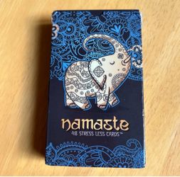 Namaste 48 Stress Less Card