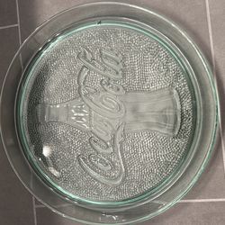 Vintage coca cola 13 inches round serving  platter