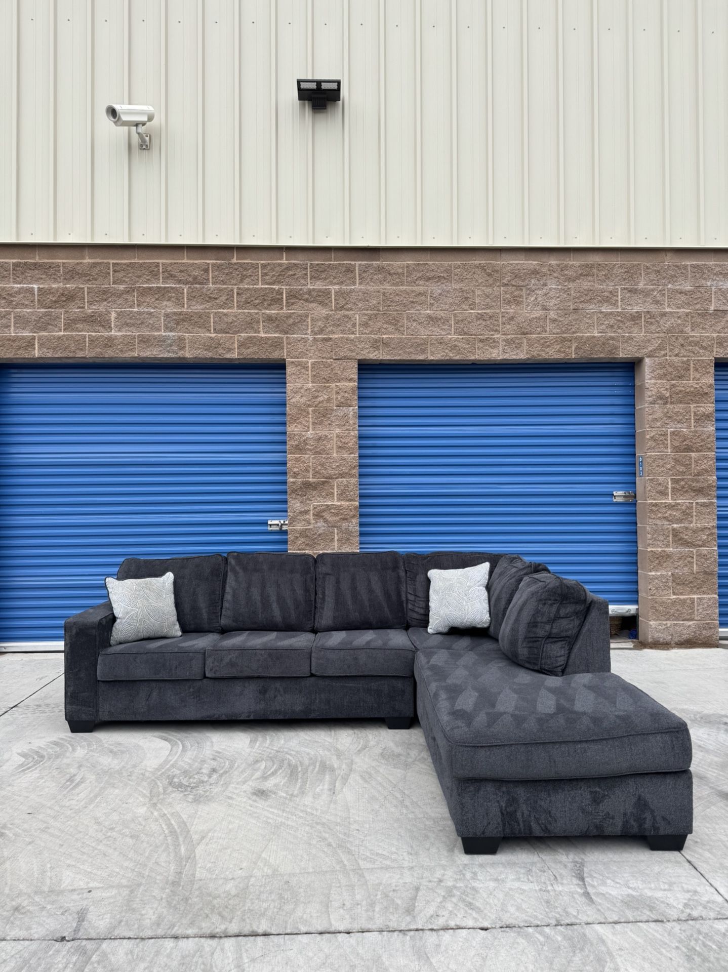 Ashley’s Dark Grey Sectional Couch