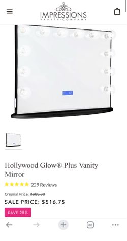 Impression vanity Bluetooth mirror