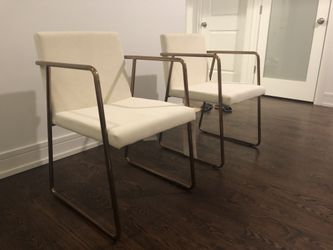 Rouka white velvet chair hot sale