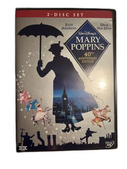 Mary Poppins DVD 40th Anniversary 2-Disc Set Julie Andrews