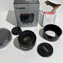 Canon EF 50mm f1.2 L USM Lens