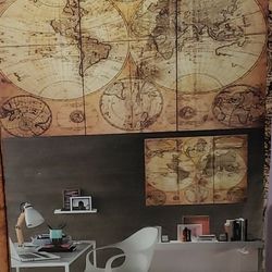 Set of 3 Pcs Canvas Wall Decord 