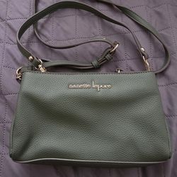 Sage green cross body bag