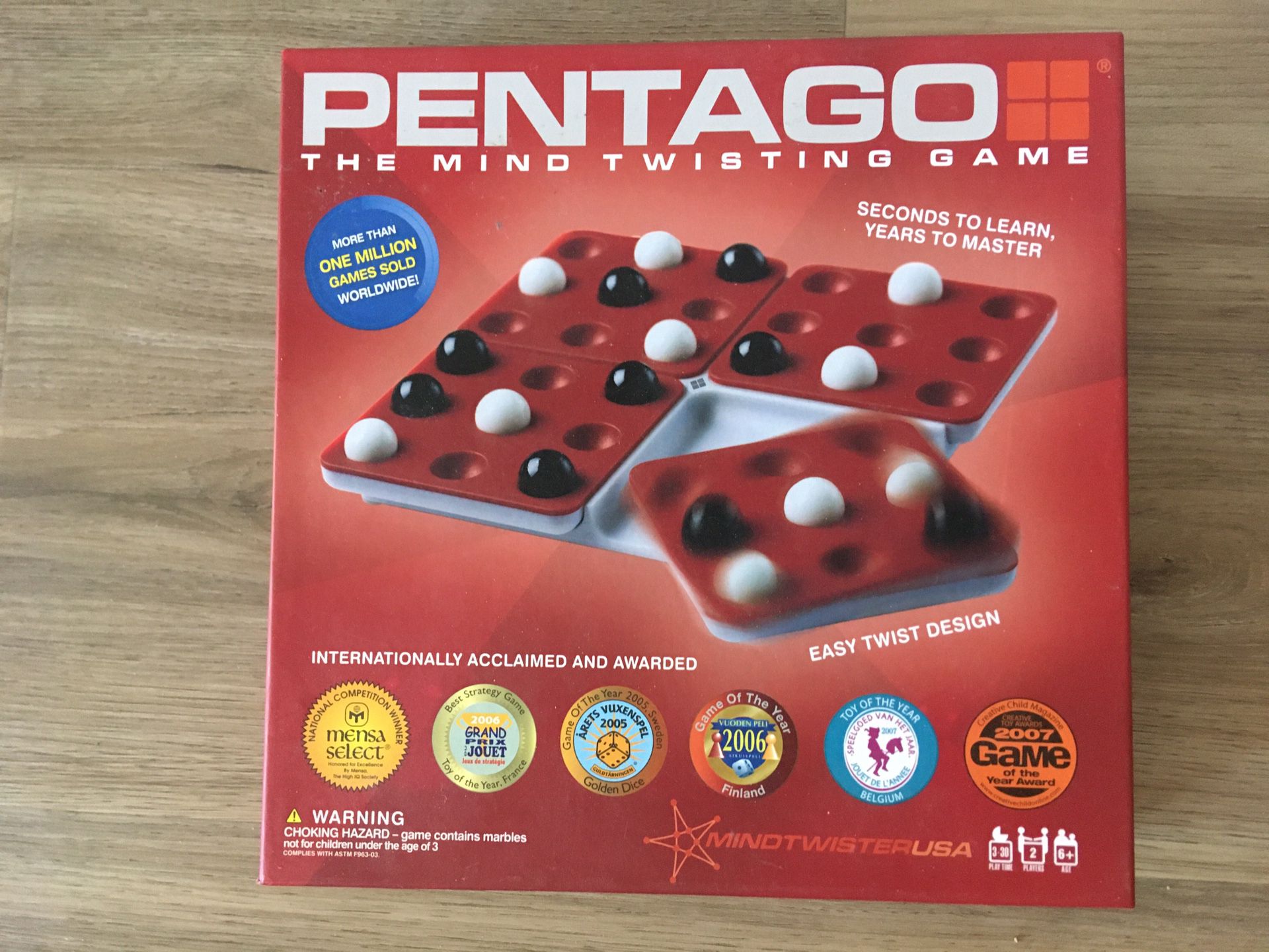Board Game Pentago Mind Twisting BoardGame For Kids