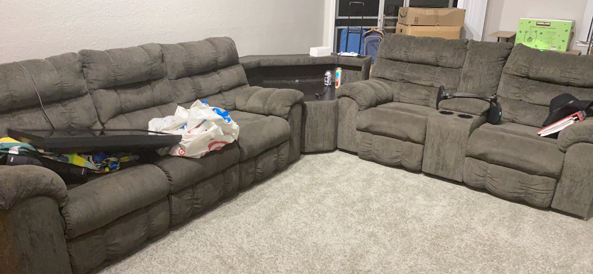 L shaped section couch