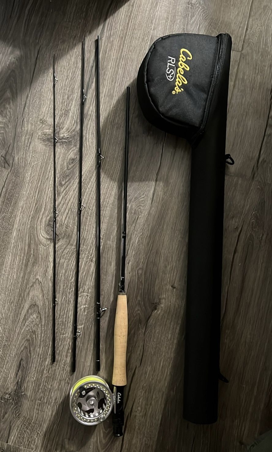 Cabela’s RLS+ Fly Rod, Reel & Case – 4WT – Broken Tip