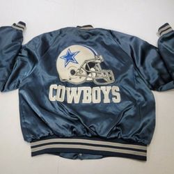 Dallas Cowboys Satin Bomber Jacket 