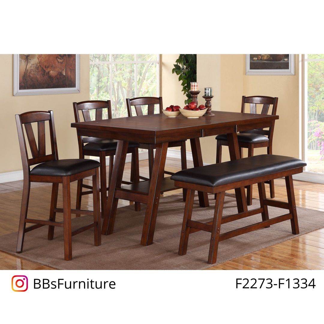 Gray Counter Height Dining Table Set (Free Delivery) Dining sets